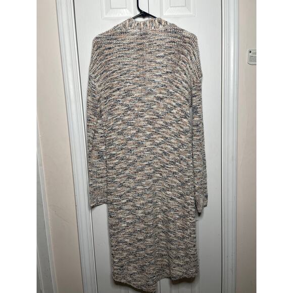 Pilcro Sweater Cardigan Womens Space Dyed Duster Long Open Front XS - Picture 8 of 10